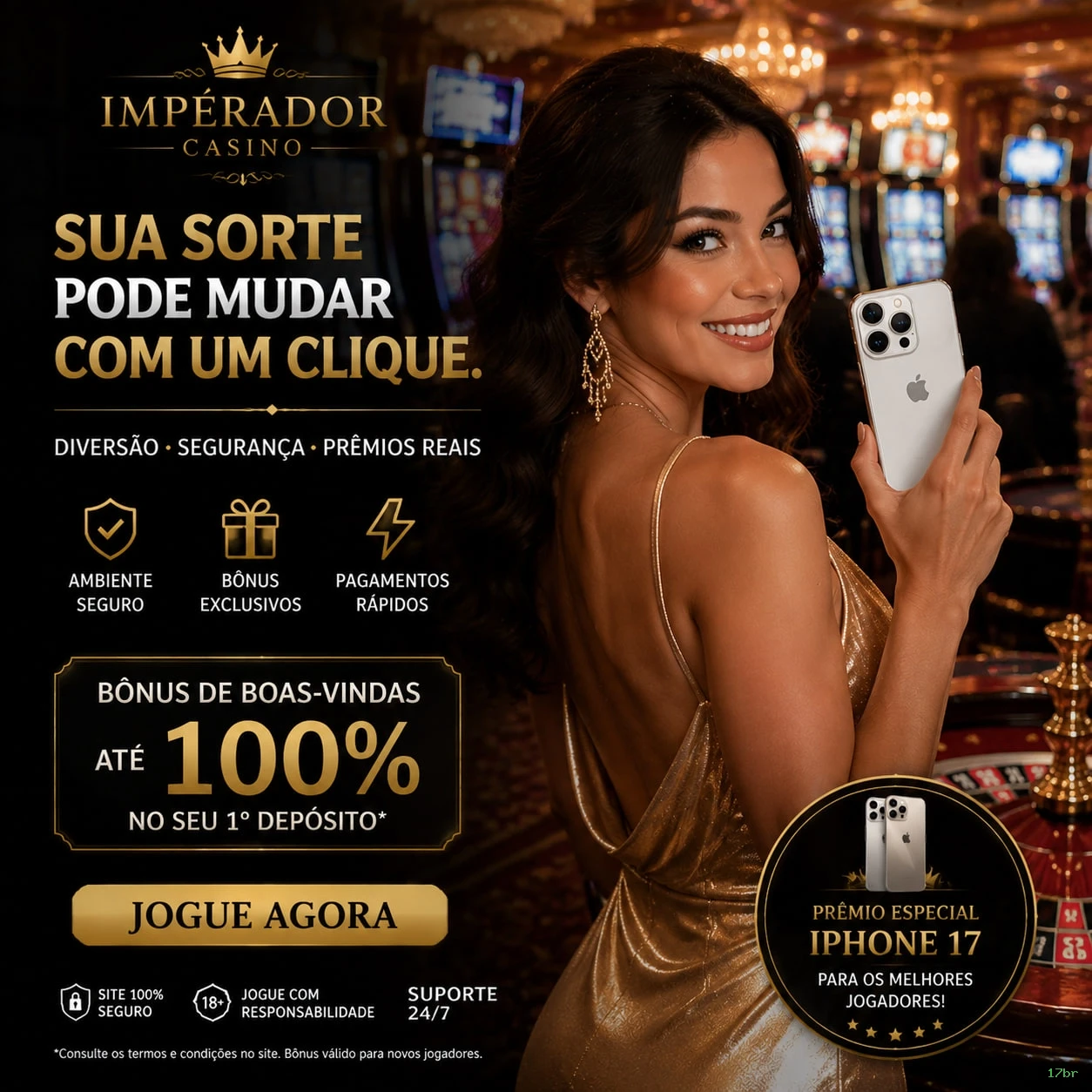 Roleta e blackjack 17br